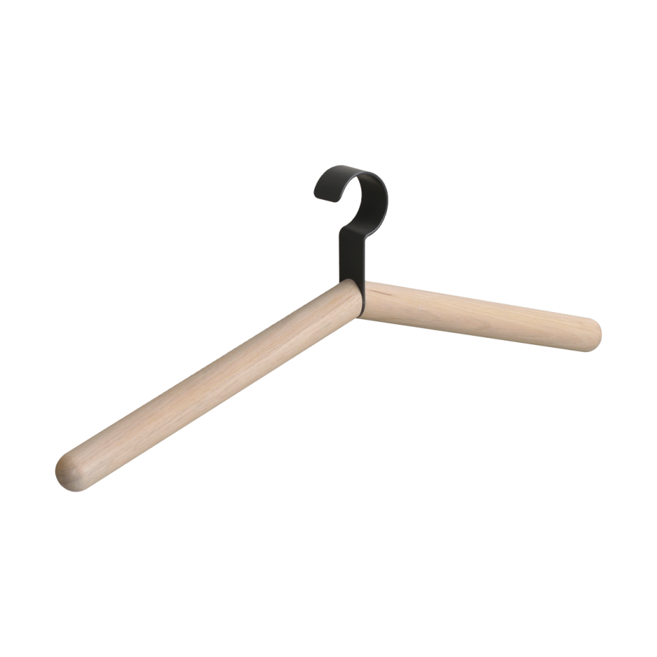 Milford houten kledinghanger whitewash Milford houten kledinghanger whitewash afbeelding 1