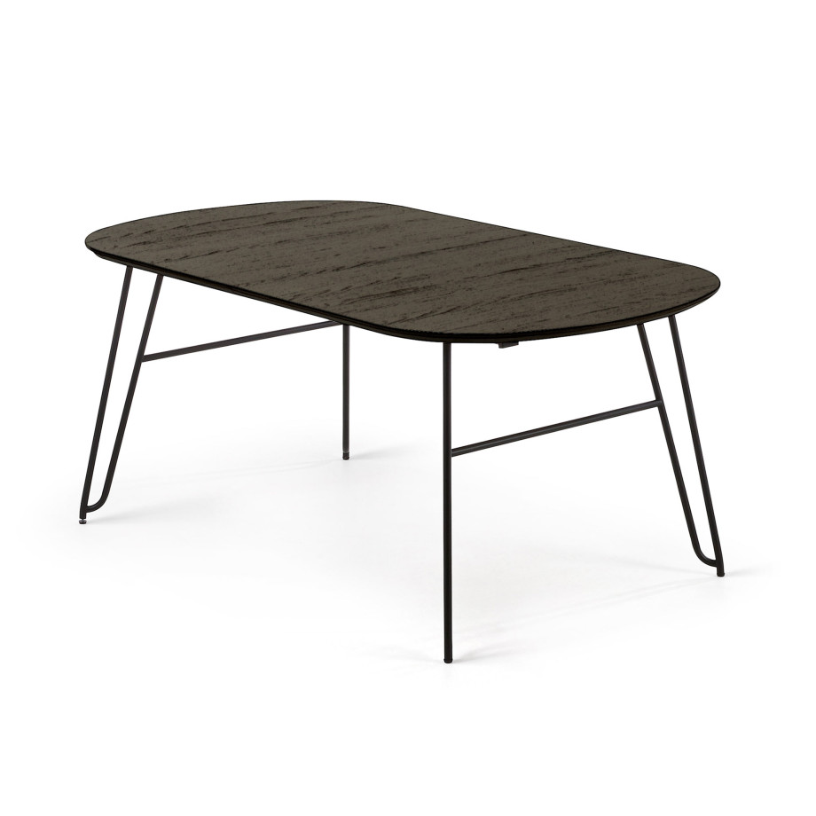 Kave Home Uitschuifbare Ovale Eettafel 'Milian' 170 - 320 x 100cm afbeelding 1