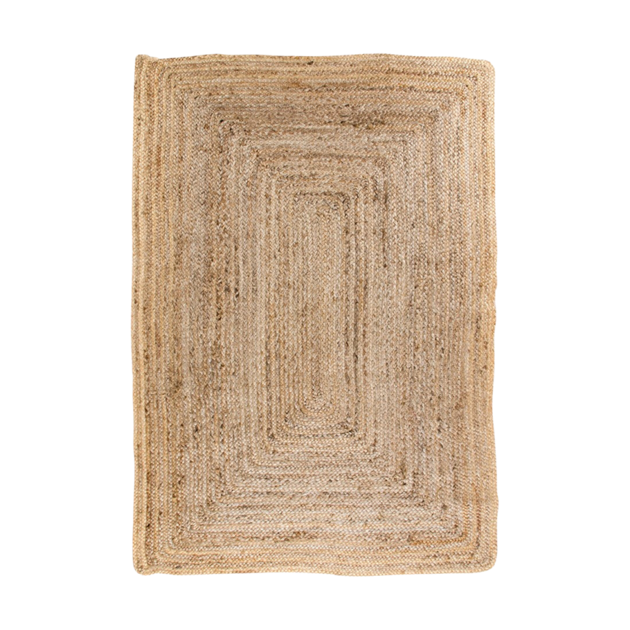Milou jute vloerkleed naturel - 180 x 120 cm Milou jute vloerkleed naturel - 180 x 120 cm afbeelding 1