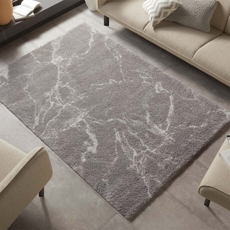 Vloerkleed Mayrin - Grijs 150x80cm - - Dekbed-Discounter.nl afbeelding 