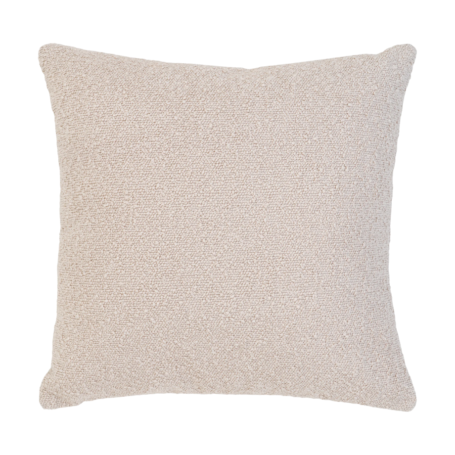 Molly bouclé sierkussen beige - 45 x 45 cm afbeelding 1