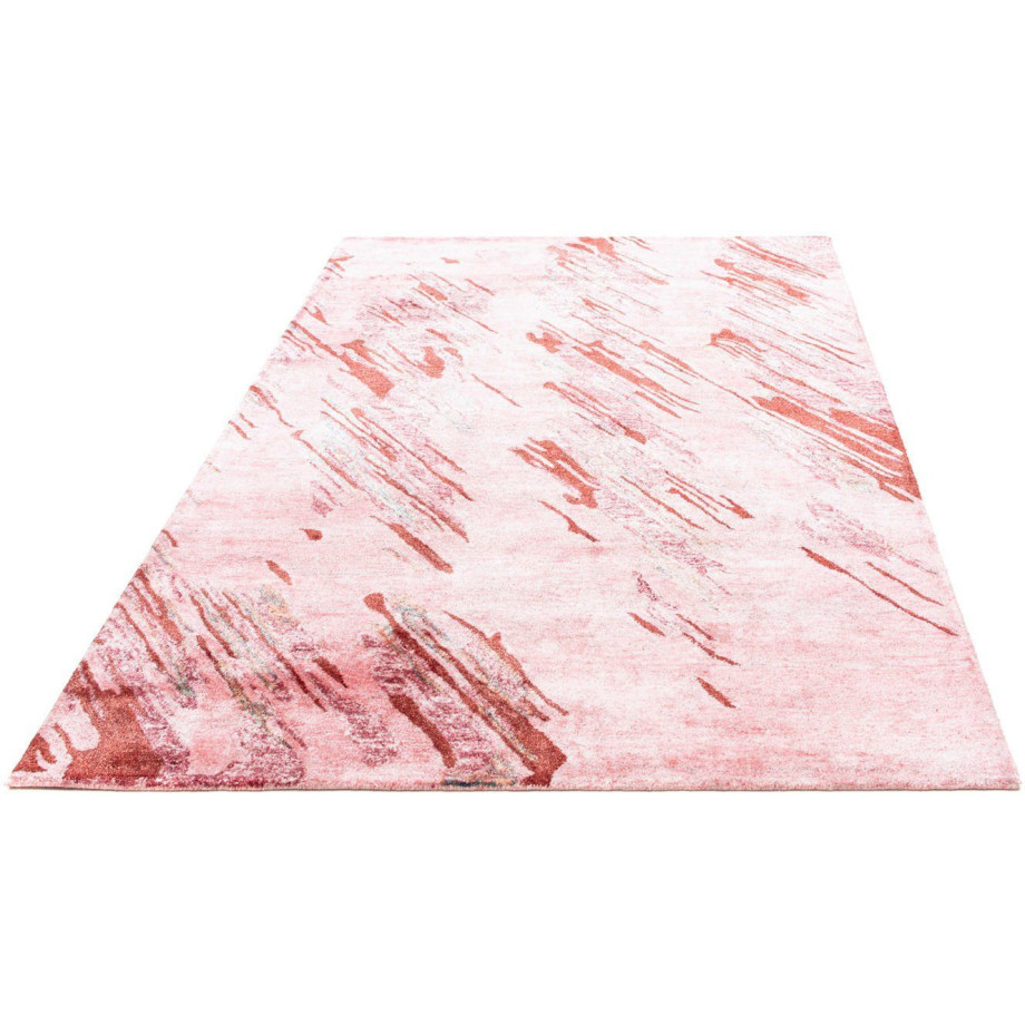 morgenland Design-vloerkleed Designer abstract roze 200 x 140 cm afbeelding 1