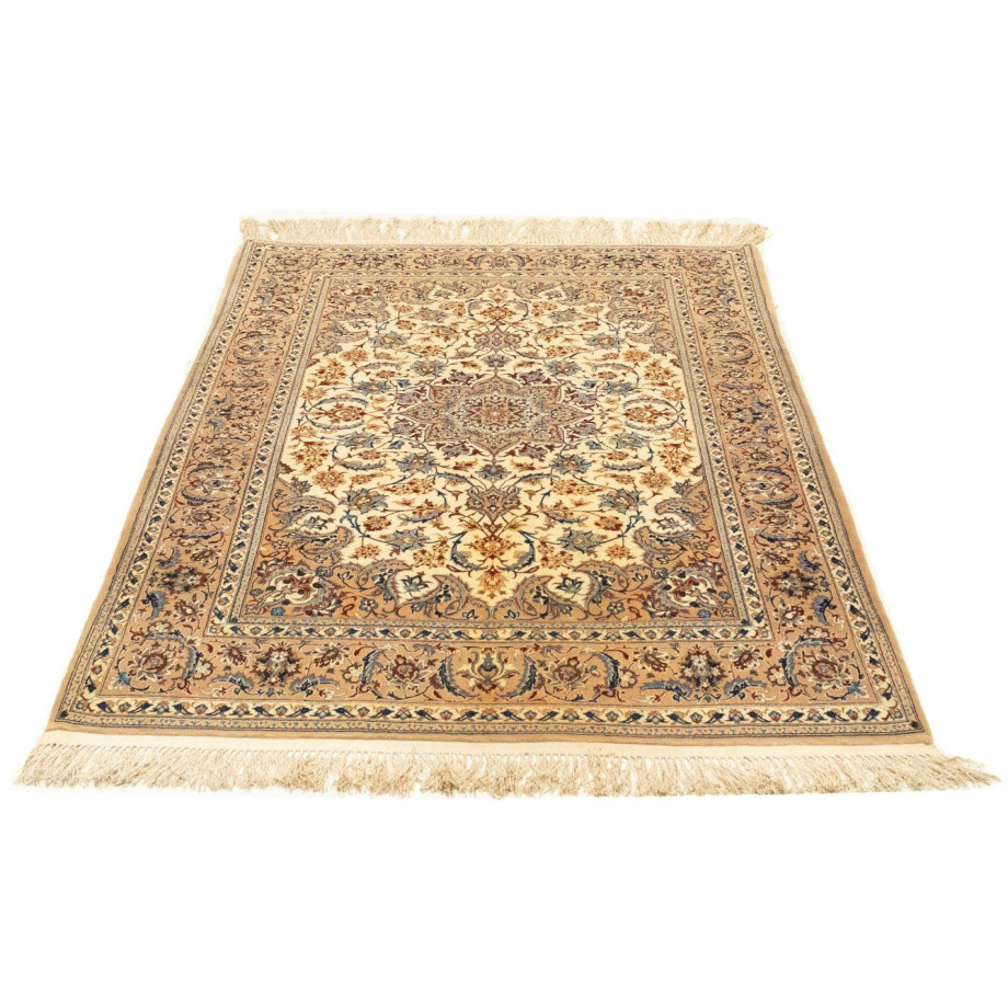 morgenland Vloerkleed Isfahan vloerkleed met de hand geknoopt beige afbeelding 1