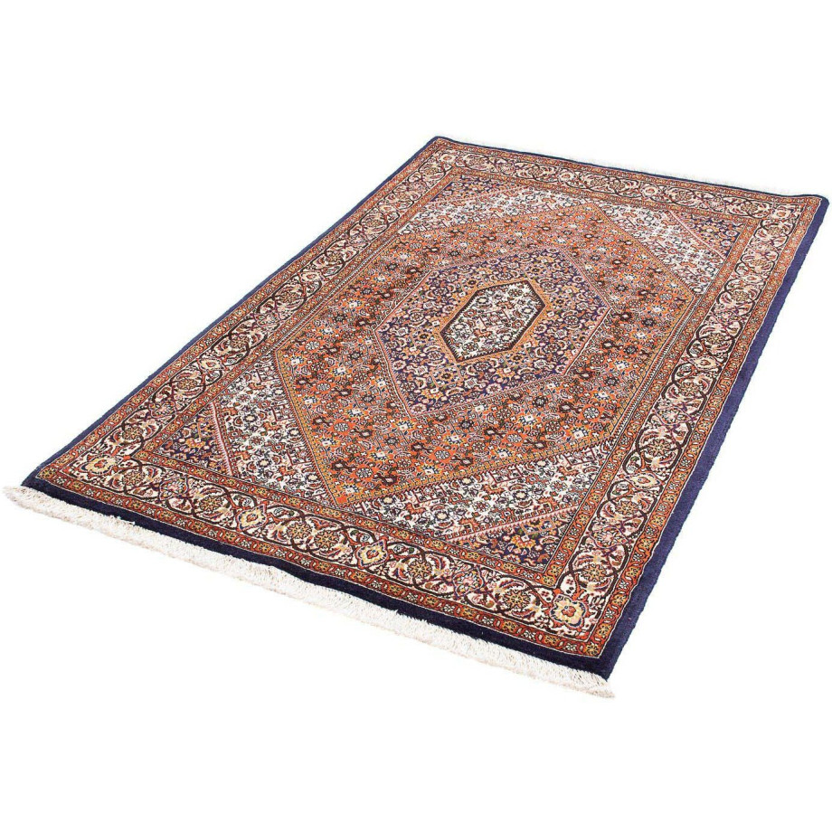 morgenland Wollen kleed Bidjar medaillon 153 x 105 cm Uniek exemplaar met certificaat afbeelding 1