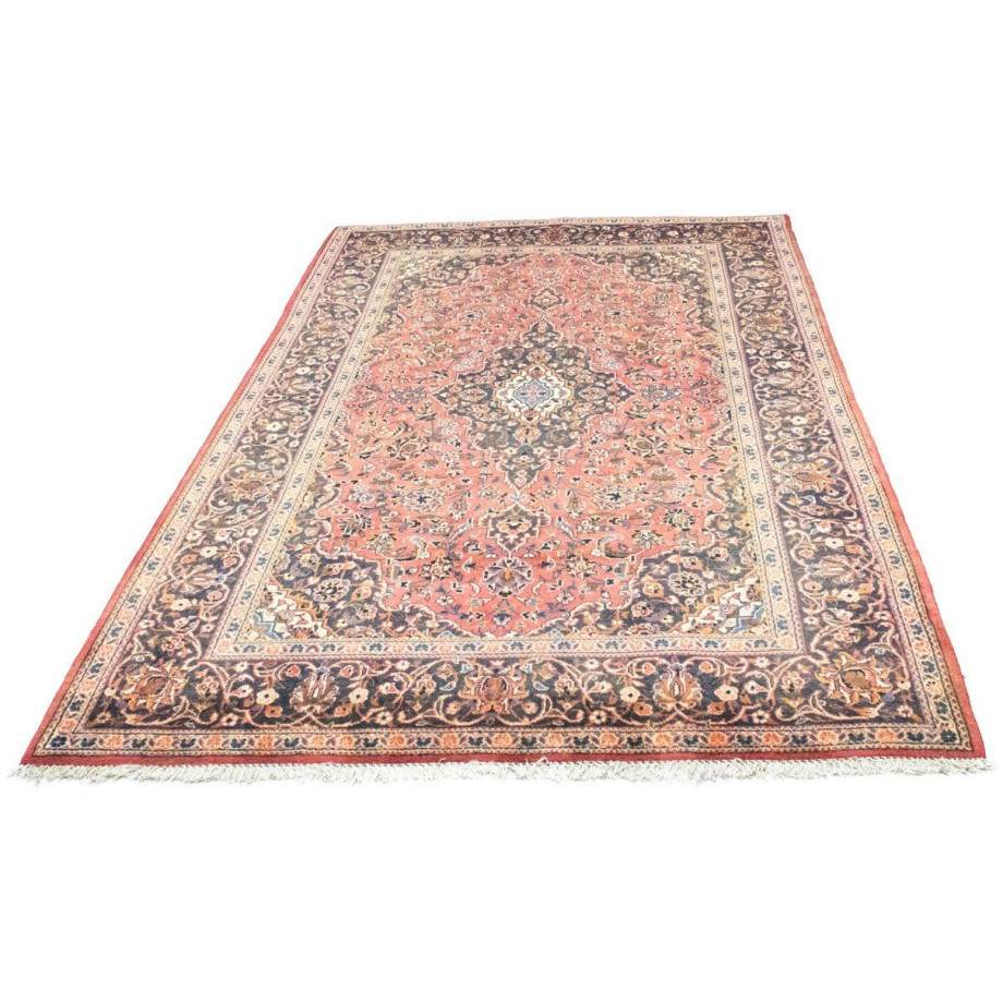 morgenland Wollen kleed Keshan medaillon ruggine 224 x 139 cm afbeelding 1