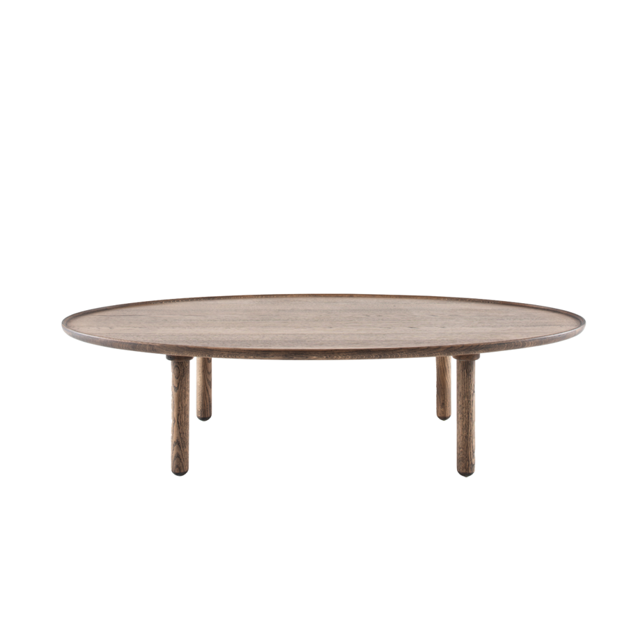 Mu coffee table houten salontafel donker eiken - 120 x 65 cm Mu coffee table houten salontafel donker eiken - 120 x 65 cm afbeelding 1
