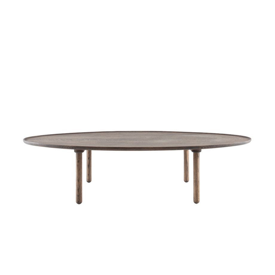 Mu coffee table houten salontafel donker eiken - 150 x 80 cm afbeelding 1