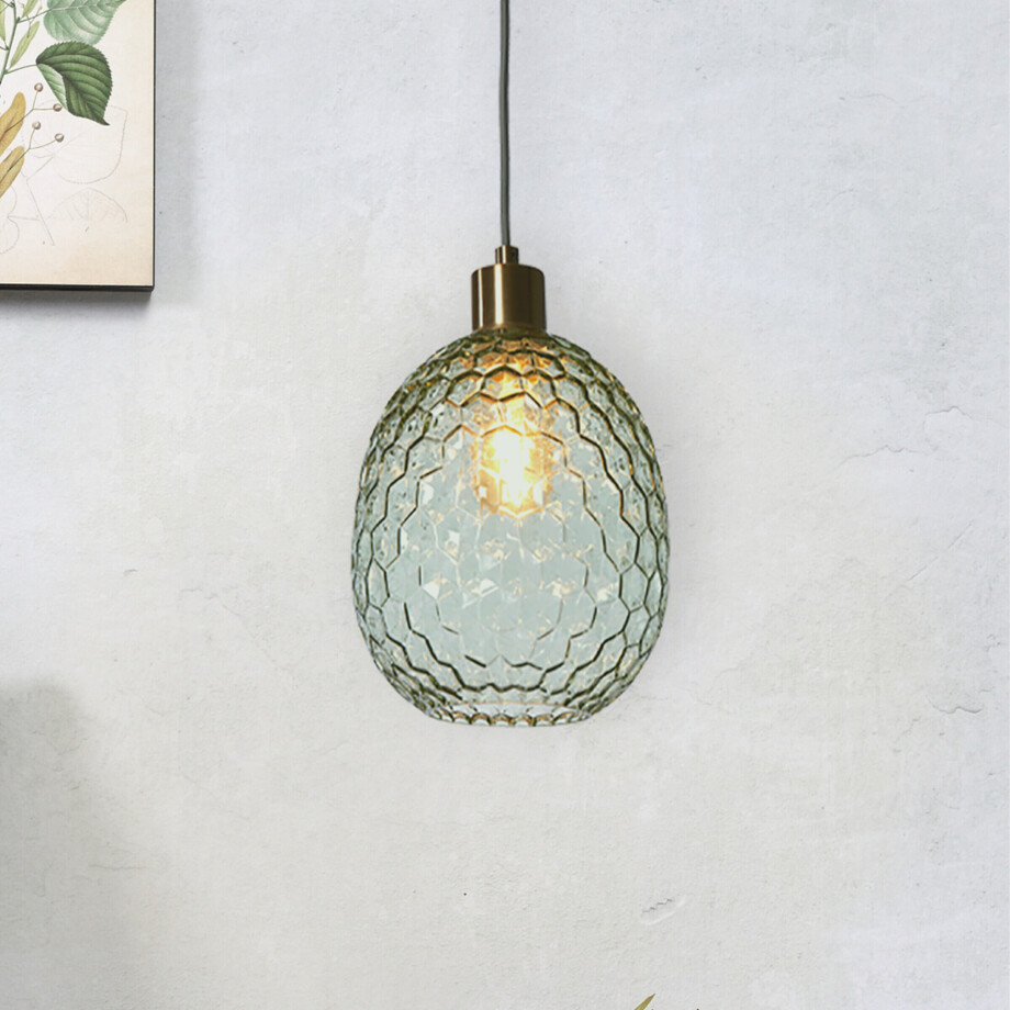 its about RoMi Hanglamp 'Venice' Ovaal, kleur Groen afbeelding 1