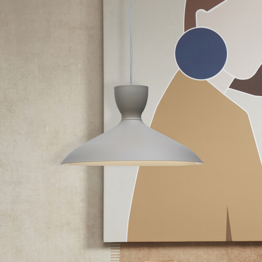 its about RoMi Hanglamp 'Hanover' 40cm, kleur Lichtgrijs afbeelding 1
