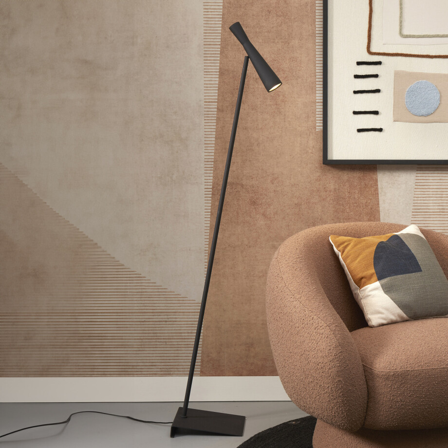 its about RoMi Vloerlamp 'Bordeaux' 145cm, kleur Zwart its about RoMi Vloerlamp 'Bordeaux' 145cm, kleur Zwart afbeelding 1