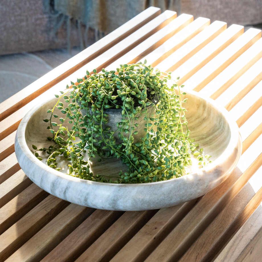 By-Boo Schaal 'Club' Marmer, 38cm By-Boo Schaal 'Club' Marmer, 38cm afbeelding 1