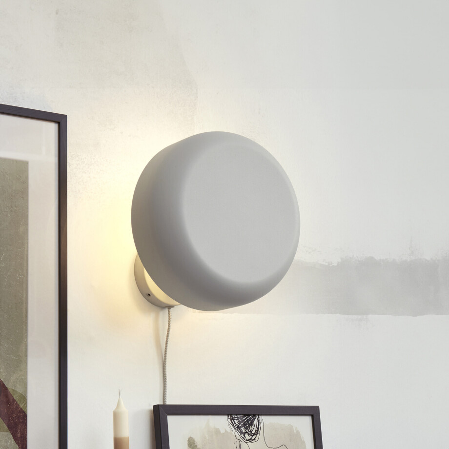its about RoMi Wandlamp 'Porto' kleur Lichtgrijs its about RoMi Wandlamp 'Porto' kleur Lichtgrijs afbeelding 1