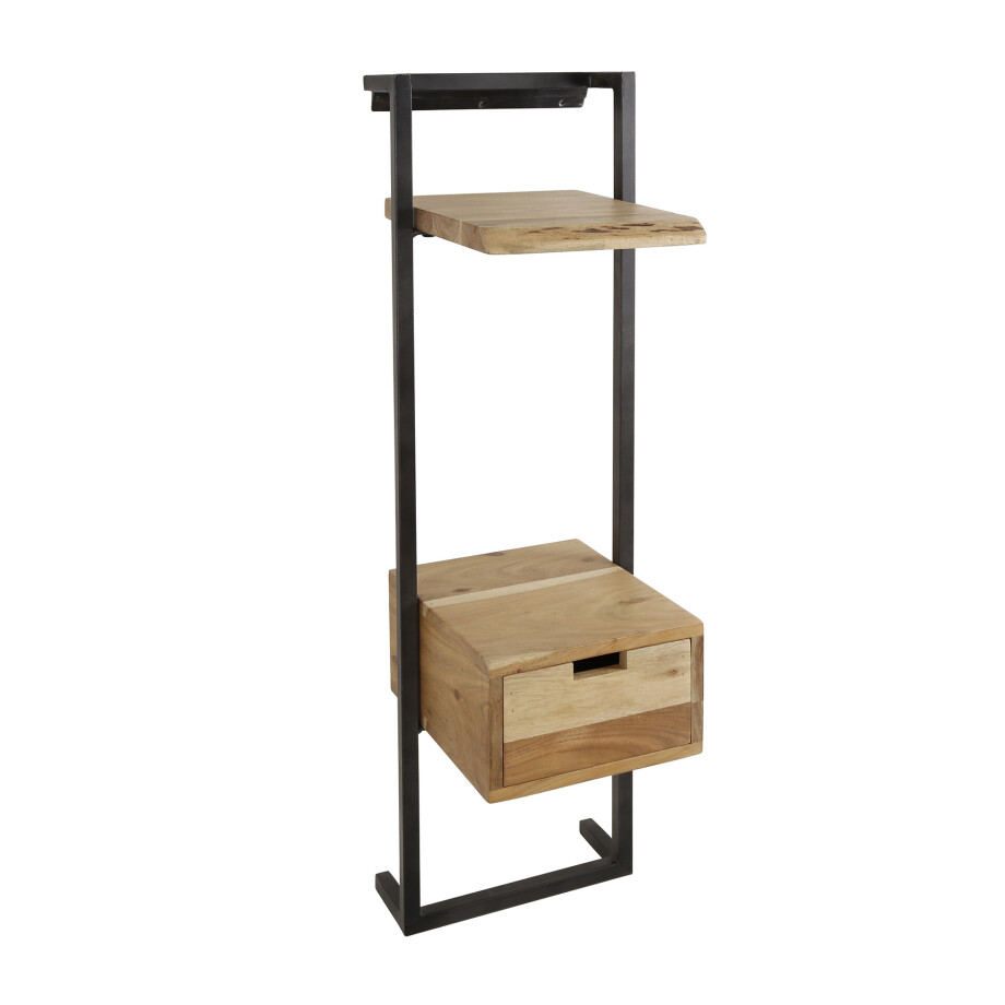 Nachtkastje air solid XS massief acaciahout afbeelding 1