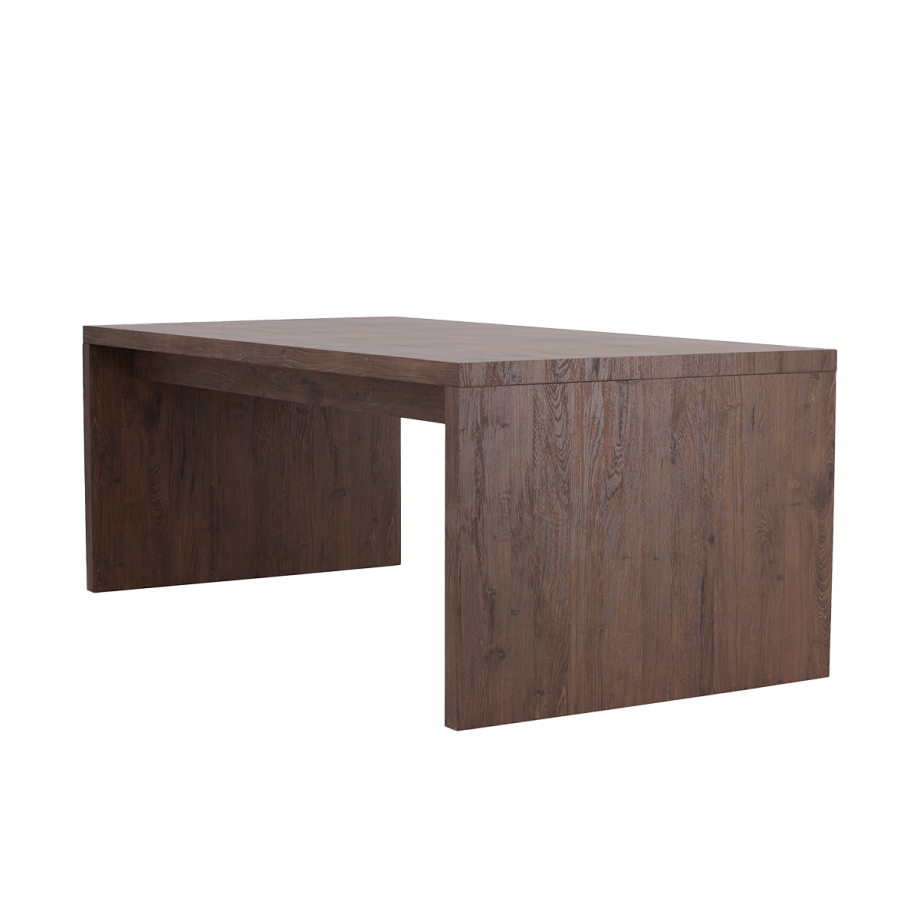 Nami houten eettafel donkerbruin - 200 x 75 cm afbeelding 1