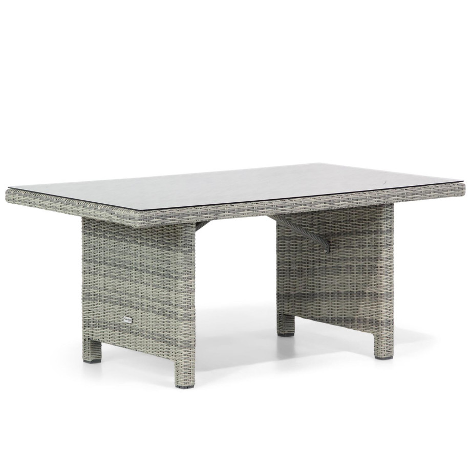 Garden Collections Napoli lounge/dining tuintafel 145 x 85 cm afbeelding 1