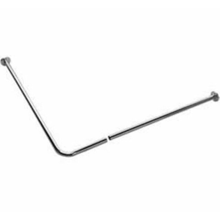 Nemo douchegordijnstang L-vorm 90x90cm D2.5cm messing verchroomd 129690 Nemo douchegordijnstang L-vorm 90x90cm D2.5cm messing verchroomd 129690 afbeelding