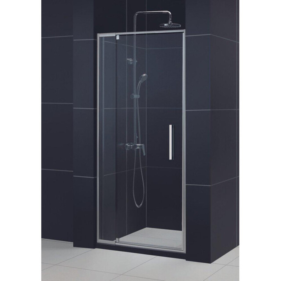 Nemo Pina draaideur 90x200cm 6mm Helder veiligheidsglas met antikalk links en rechts Chroom X01.001.011.VM afbeelding 1
