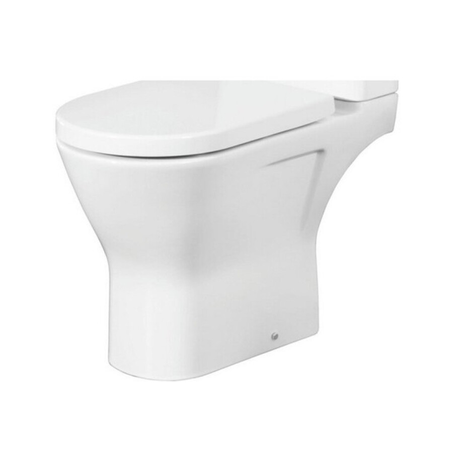 Nemo Spring Ergovita Staand Toilet - 66.5x45x36cm verhoogd - zonder spoelrand - H185cm - zonder zitting en jachtbak - porselein - wit RST11AWHA afbeelding 1