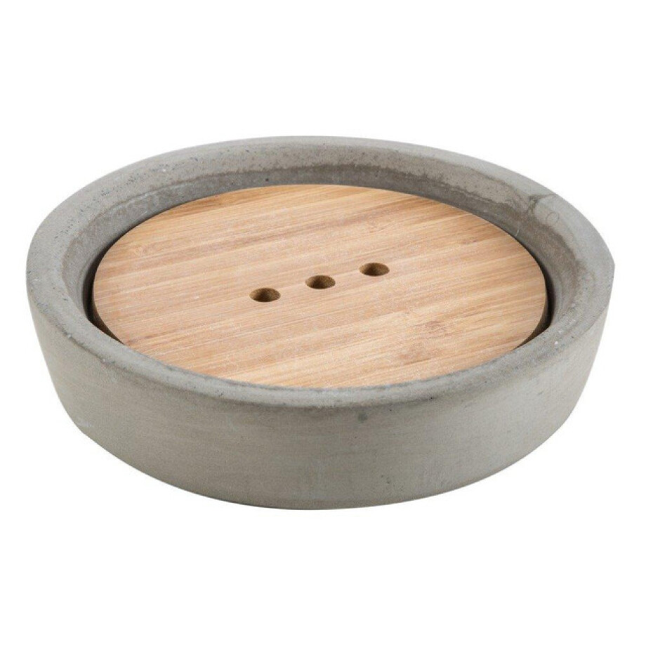 Nemo Stock Natural Boro zeephouder 115 x 25 mm materiaal betonhout CP907/CEM afbeelding 1