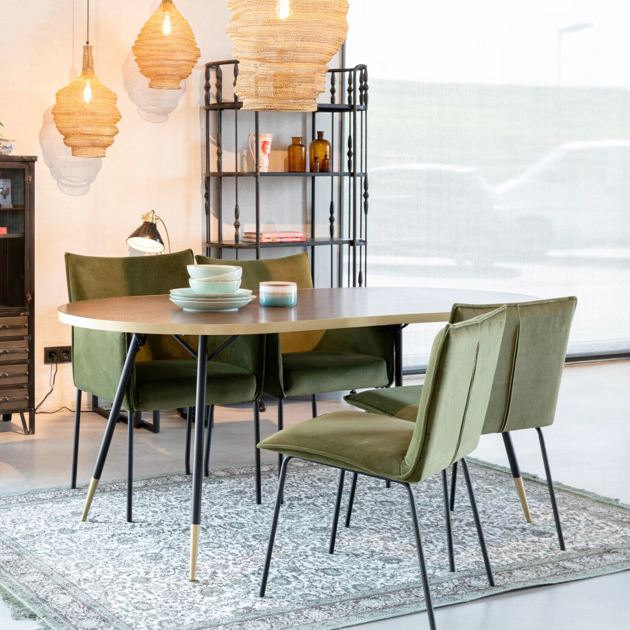 ZILT Eettafel 'Nicolaj', 180x90cm afbeelding 1