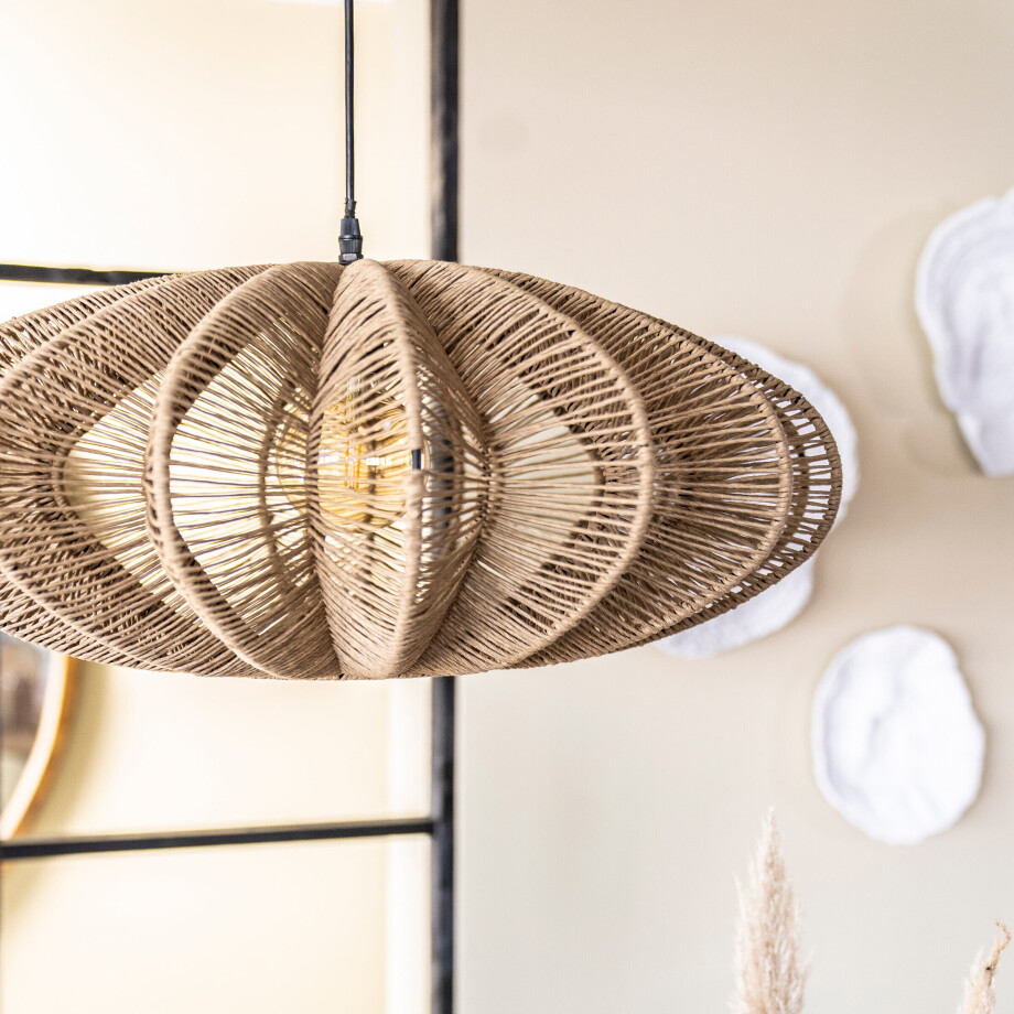 By-Boo Hanglamp 'Nimbus' kleur Naturel afbeelding 1