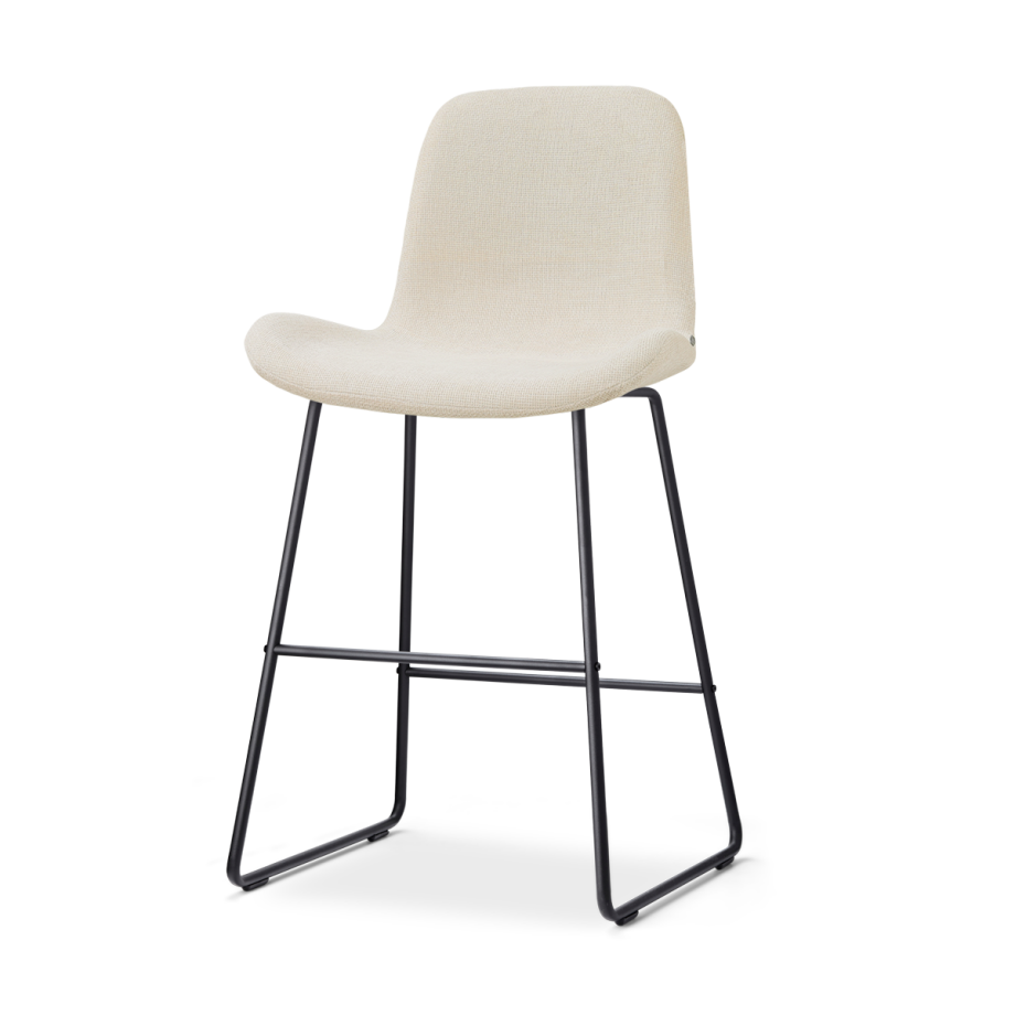 Nino-Fé barkruk cottonbeige - zwart onderstel - 65 cm Nino-Fé barkruk cottonbeige - zwart onderstel - 65 cm afbeelding 1