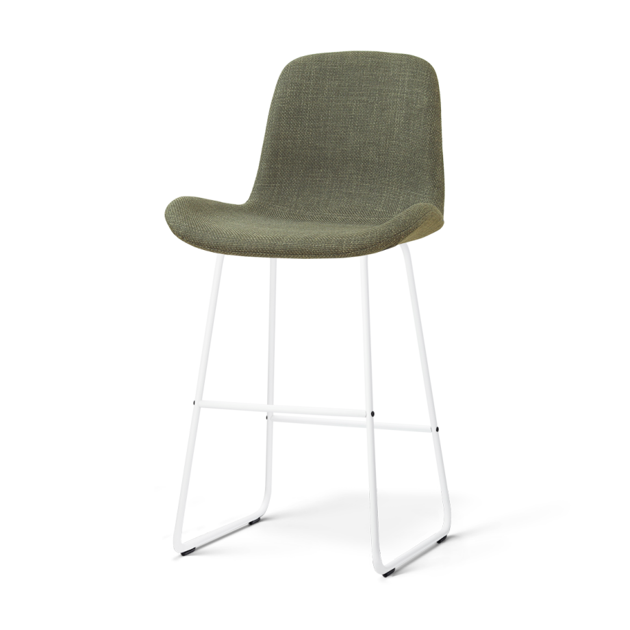 Nino-Fé barkruk forestgroen - wit onderstel - 75 cm Nino-Fé barkruk forestgroen - wit onderstel - 75 cm afbeelding 1