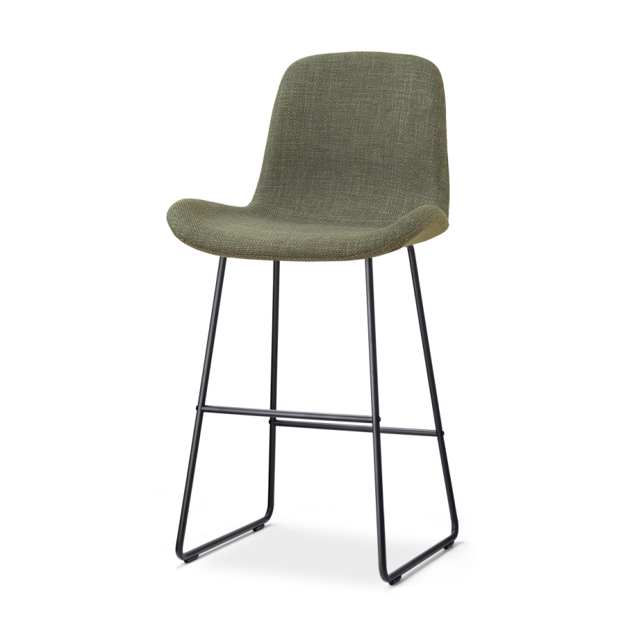 Nino-Fé barkruk forestgroen - zwart onderstel - 75 cm Nino-Fé barkruk forestgroen - zwart onderstel - 75 cm afbeelding 1