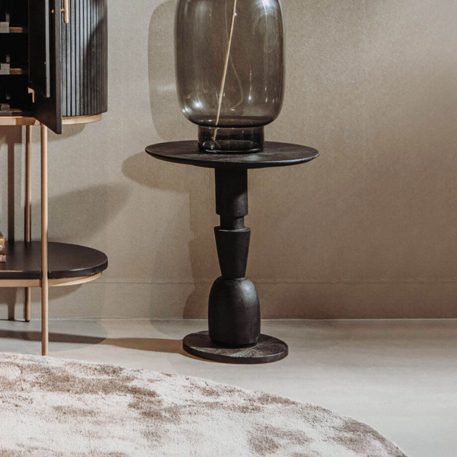 Tower Living Bijzettafel 'Brunello' Mangohout, 60cm hoog afbeelding 