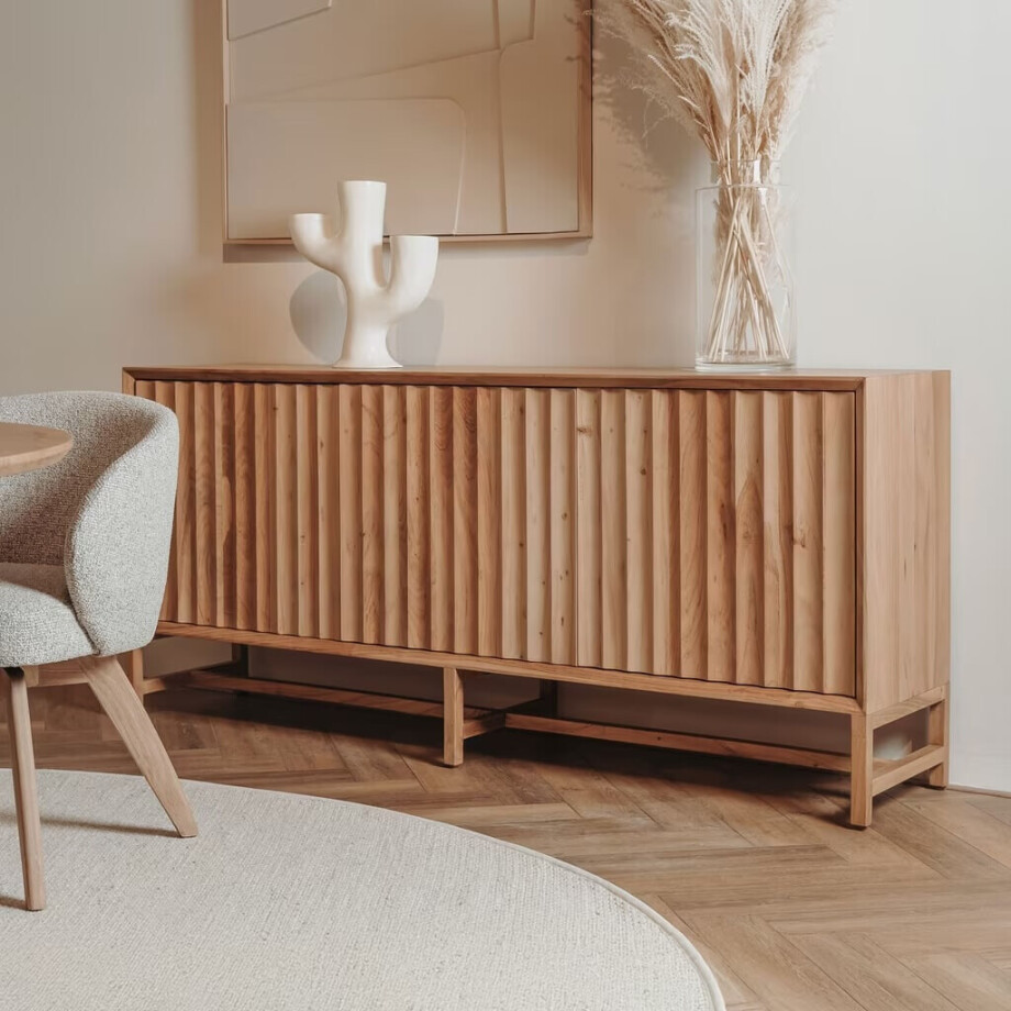 Tower Living Dressoir 'Crotone' Acaciahout, 180cm afbeelding 