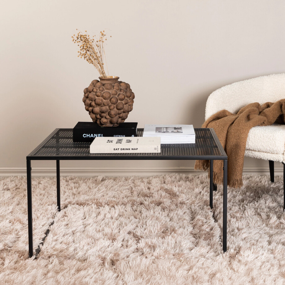 Nohr Salontafel 'Verity' 80 x 80cm, kleur Zwart afbeelding 1