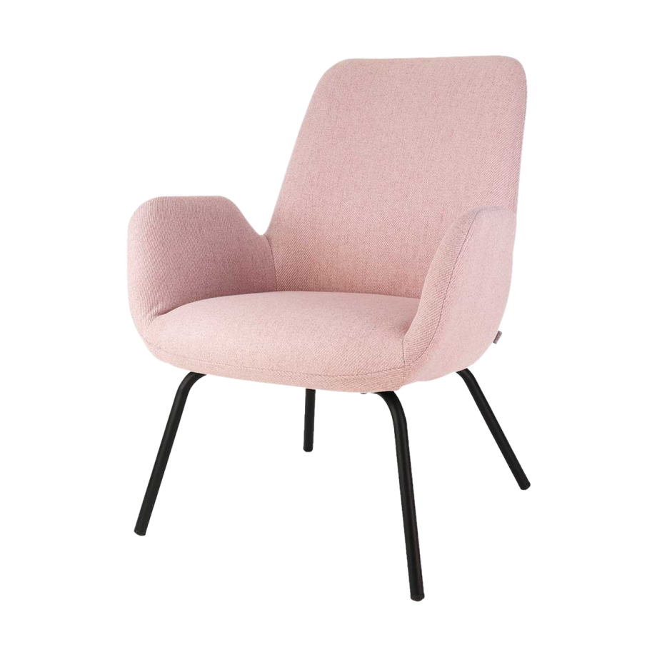 Ninte fauteuil oudroze afbeelding 1