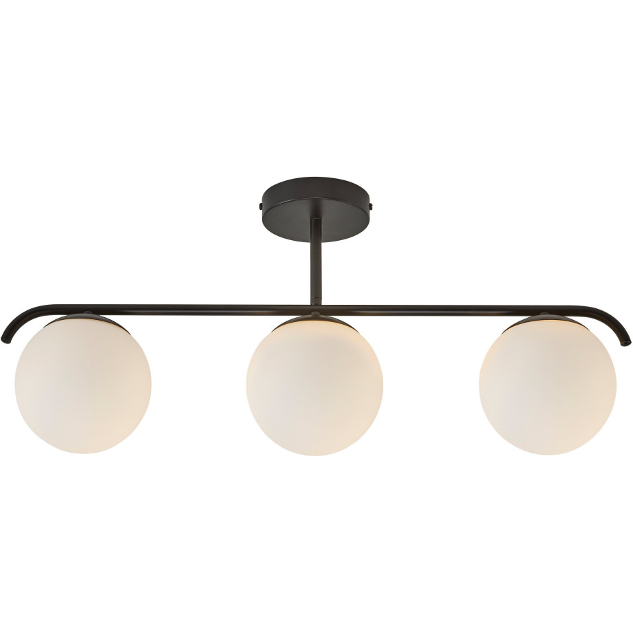 Nordlux Hanglamp Grant Met de mond geblazen glas, textiel kabel afbeelding 1