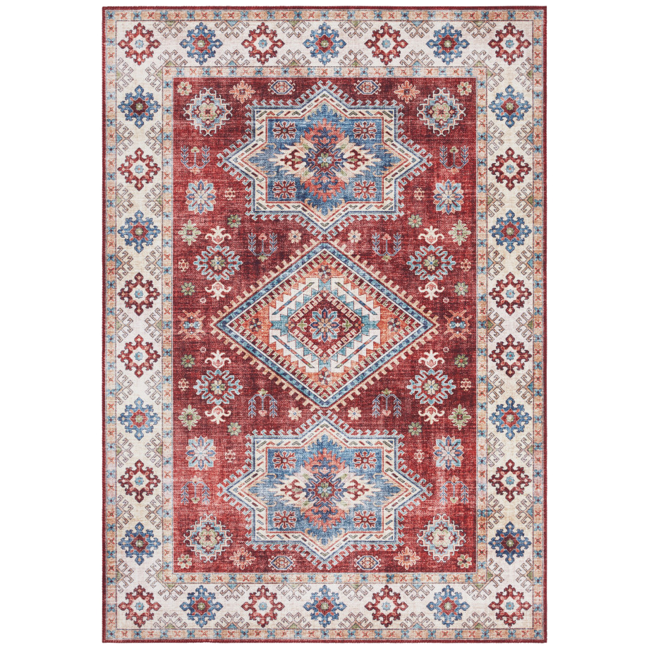 NORTHRUGS Vloerkleed Gratia Oosters, vintage, vlakweefsel, loper, woonkamer, slaapkamer afbeelding 1