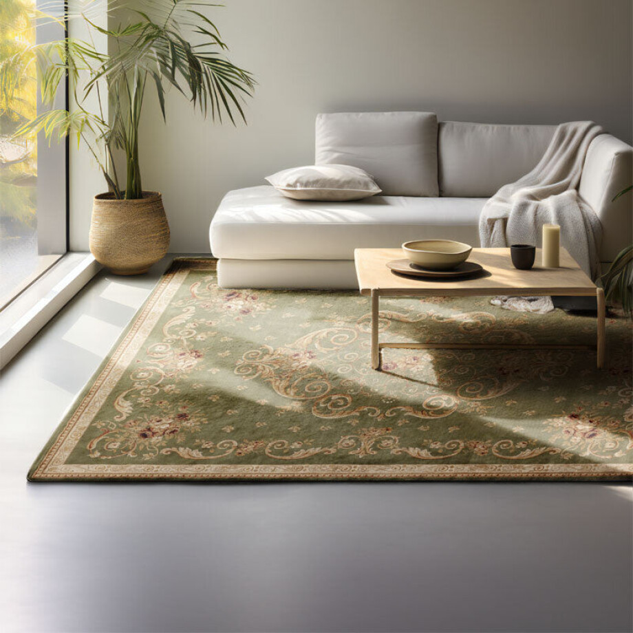 Vloerkleed Oriental Nour - Groen 170x120cm - - Dekbed-Discounter.nl Vloerkleed Oriental Nour - Groen 170x120cm - - Dekbed-Discounter.nl afbeelding