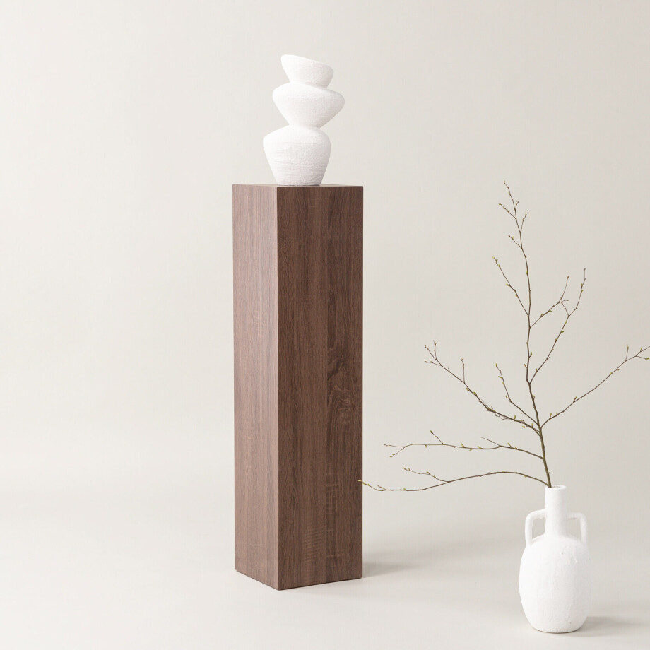 Nohr Zuil 'Nykole' 95cm hoog, kleur Bruin afbeelding 1