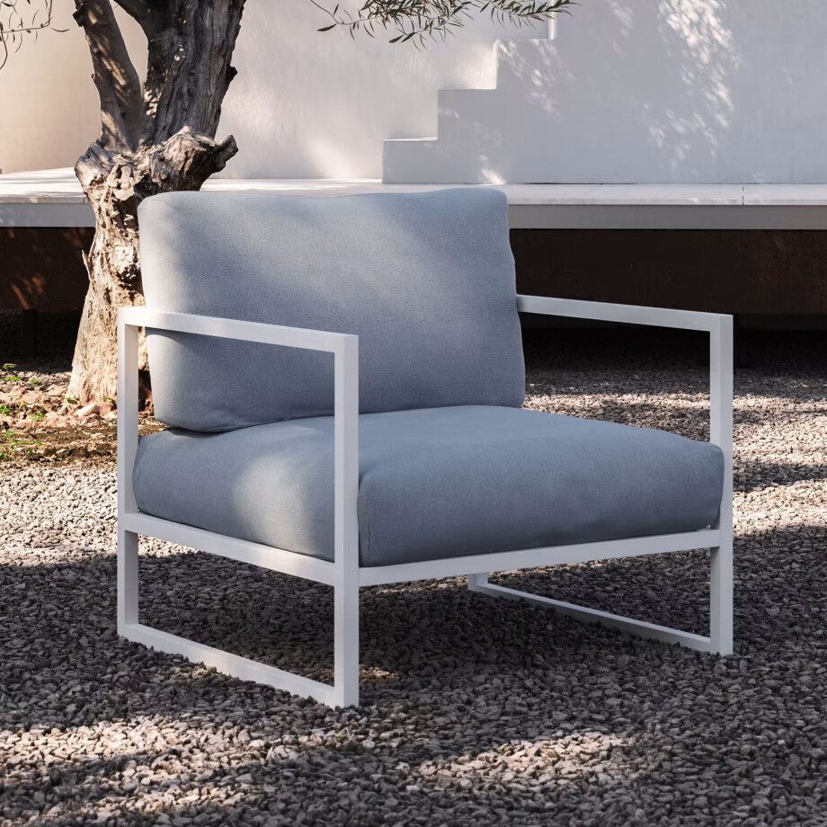 Kave Home Outdoor Fauteuil 'Comova' kleur Blauw afbeelding 1