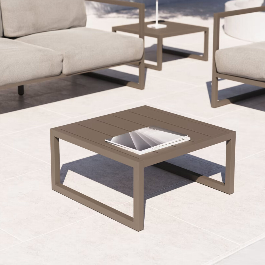 Kave Home Outdoor Bijzettafel 'Comova' 60 x 60cm, kleur Donkergroen afbeelding 1