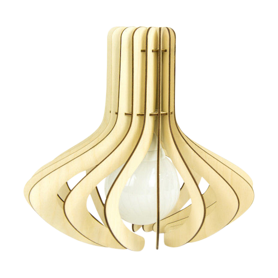 Octopus S houten lampenkap small Octopus S houten lampenkap small afbeelding 1