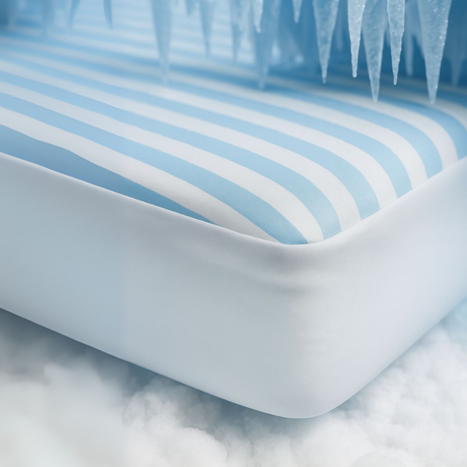 Hoeslaken Cool Touch Technology - Blauw Wit - Dekbed-Discounter.nl Hoeslaken Cool Touch Technology - Blauw Wit - Dekbed-Discounter.nl afbeelding 1