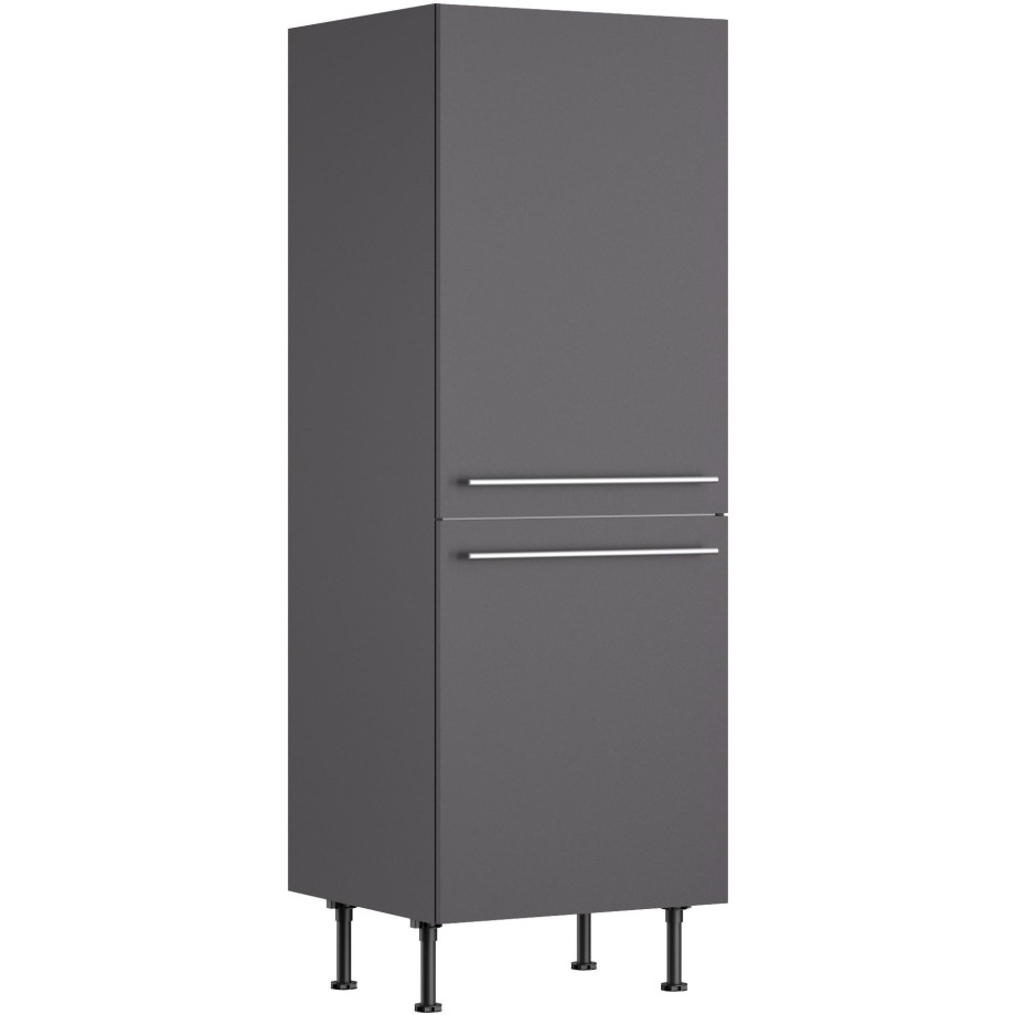 OPTIFIT Halfhoge kast Bern2 Breedte 60 cm, hoogte 176,6 cm, 2 deuren vergrendeld, 3 legplanken afbeelding 1