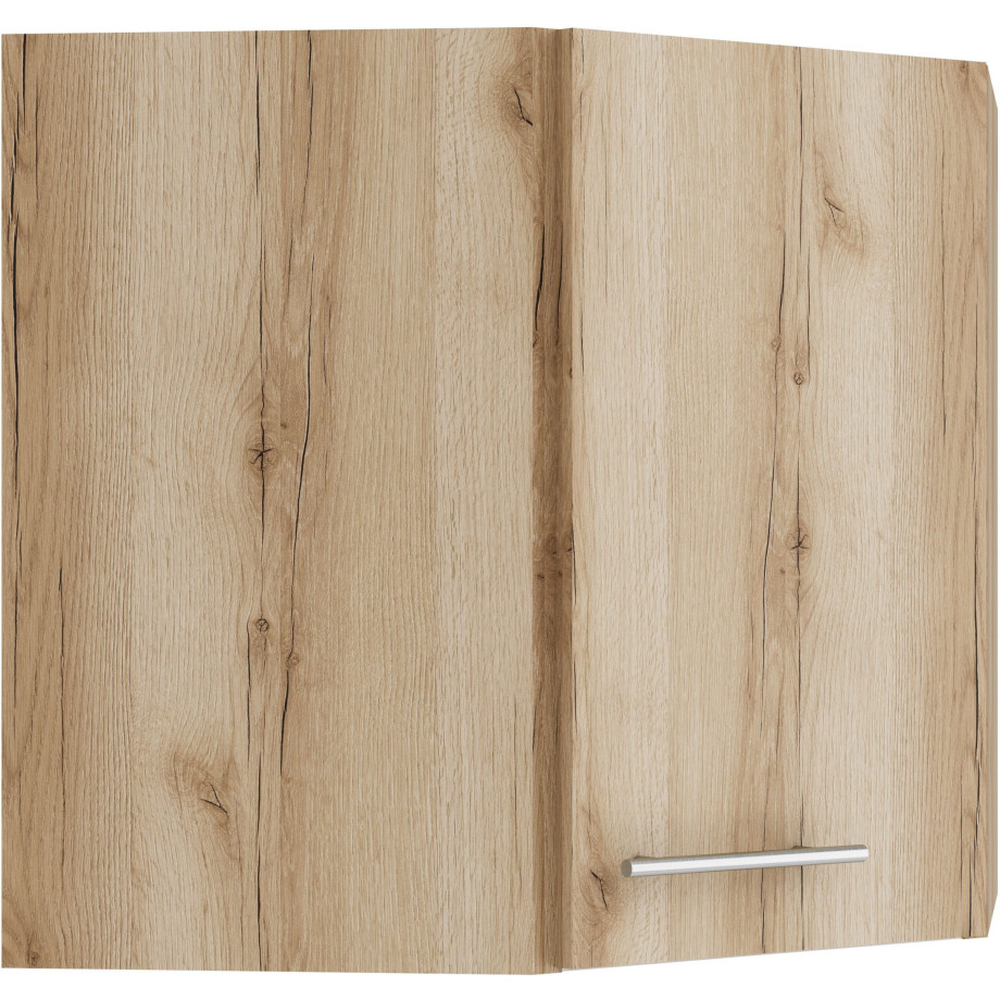 OPTIFIT Hangend hoekkastje Bella Breedte 60 x 60 cm, deuropening verwisselbaar afbeelding 1