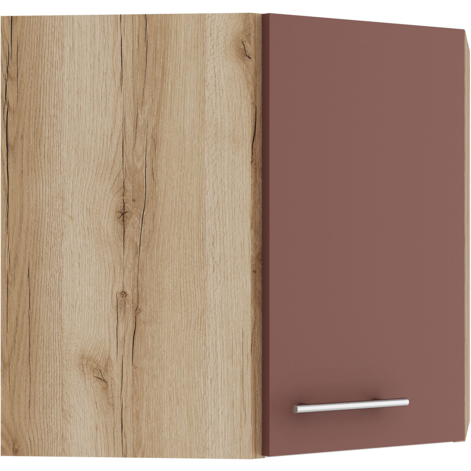 OPTIFIT Hangend hoekkastje Bella Breedte 60 x 60 cm, deuropening verwisselbaar afbeelding 1