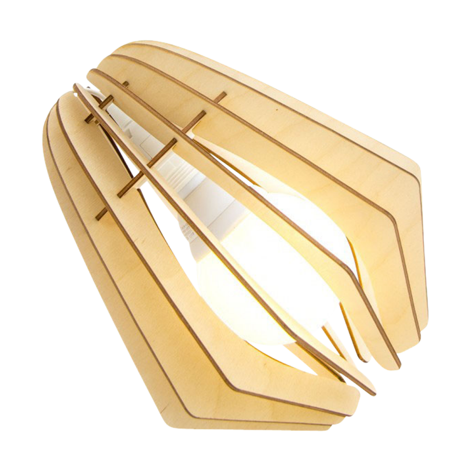 Original S houten lampenkap small - Ø 25 cm Original S houten lampenkap small - Ø 25 cm afbeelding 1