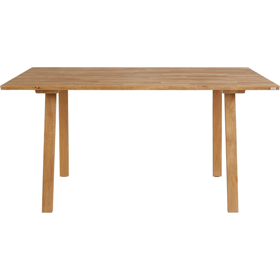 OTTO products Eettafel Alessja Breedte 130 of 150 cm, eiken massief hout met vegan bio-olie behandeld afbeelding 1