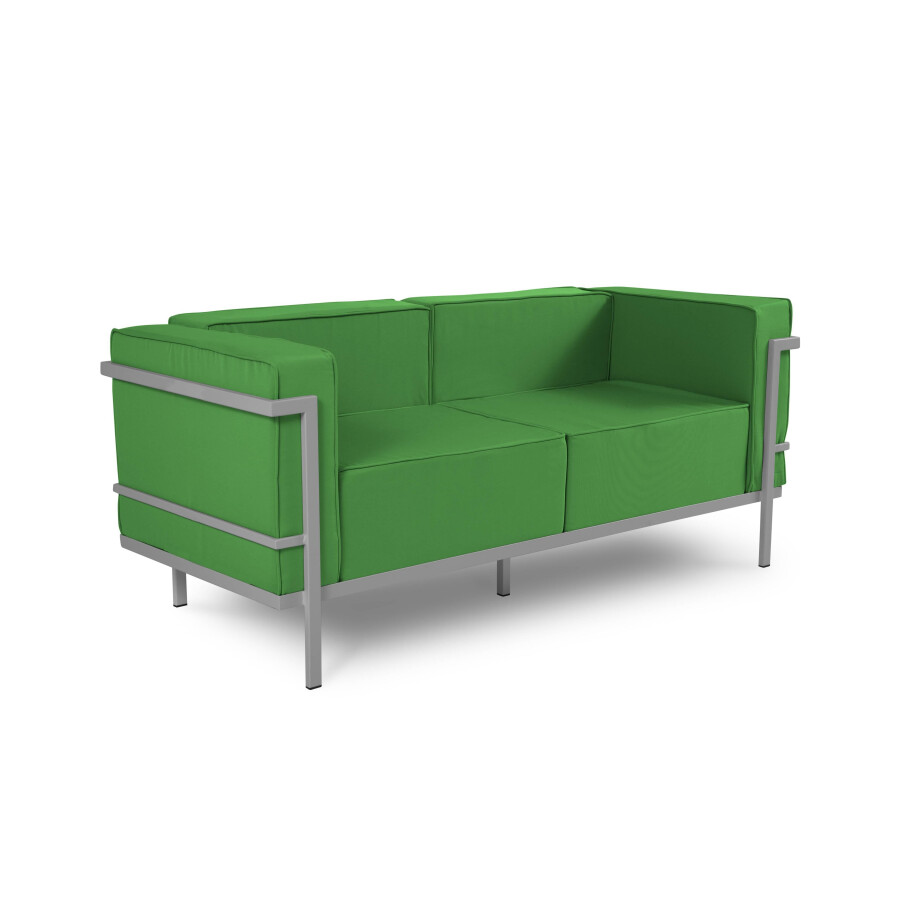 Outdoor 2-zitsbank Cannes Grey | Calme Jardin Outdoor 2-zitsbank Cannes Grey | Calme Jardin afbeelding 1