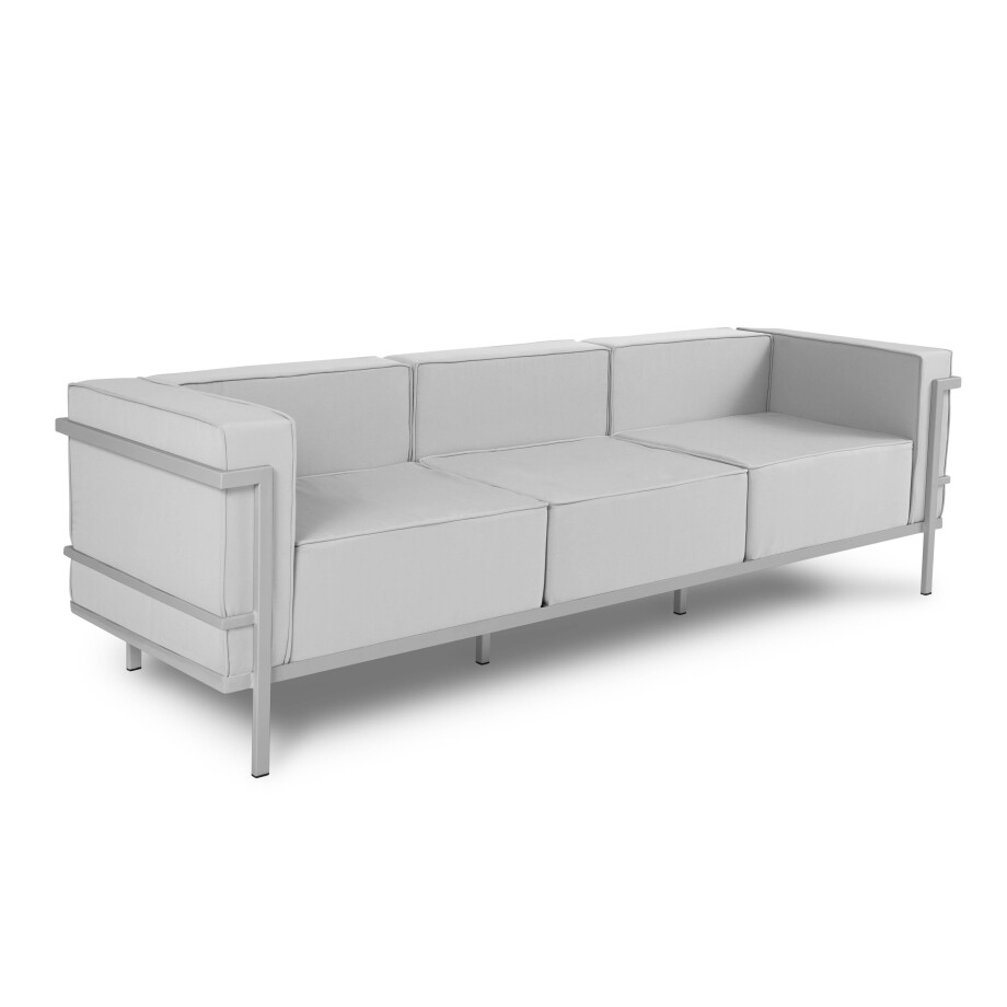 Outdoor 3-zitsbank Cannes Grey | Calme Jardin Outdoor 3-zitsbank Cannes Grey | Calme Jardin afbeelding 1