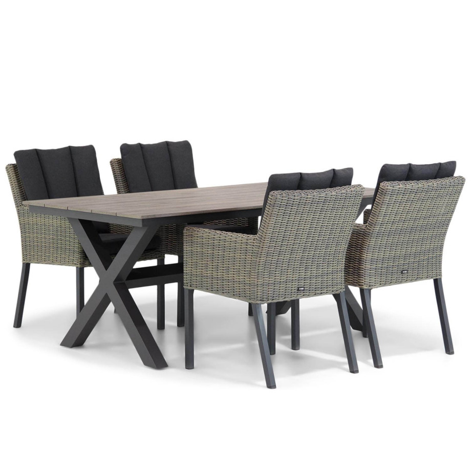 Garden Collections Oxbow/Forest 180 cm dining tuinset 5-delig afbeelding 1