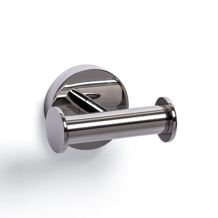 Ozean Eternal Handdoekhaak - dubbel - rond - chroom SW209288 afbeelding 1