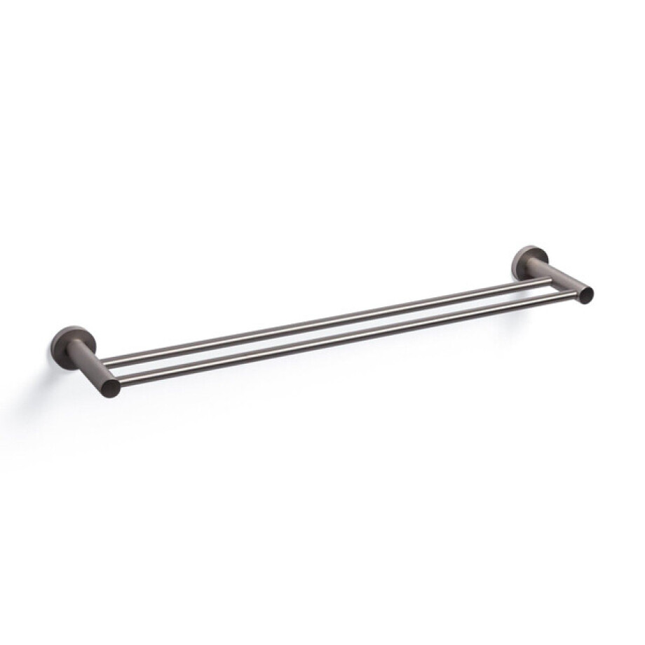 Ozean Eternal Handdoekhouder - dubbel - rond - RVS SW209314 afbeelding 1